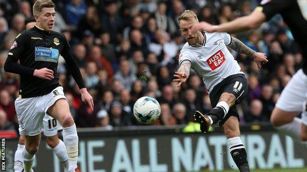 Derby County and Bolton Wanderers draw 0-0; Rams remain unbeaten