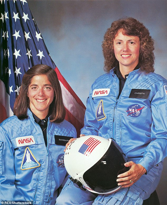 Barbara Morgan, an Idaho elementary school teacher and Christa McAuliffe, a New Hampshire teacher. Barbara was a back-up crew member and survived the fatal explosion but Christa sadly died